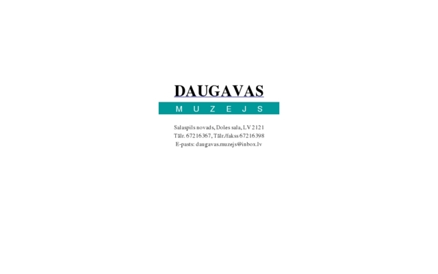 Daugavas muzejs, 
